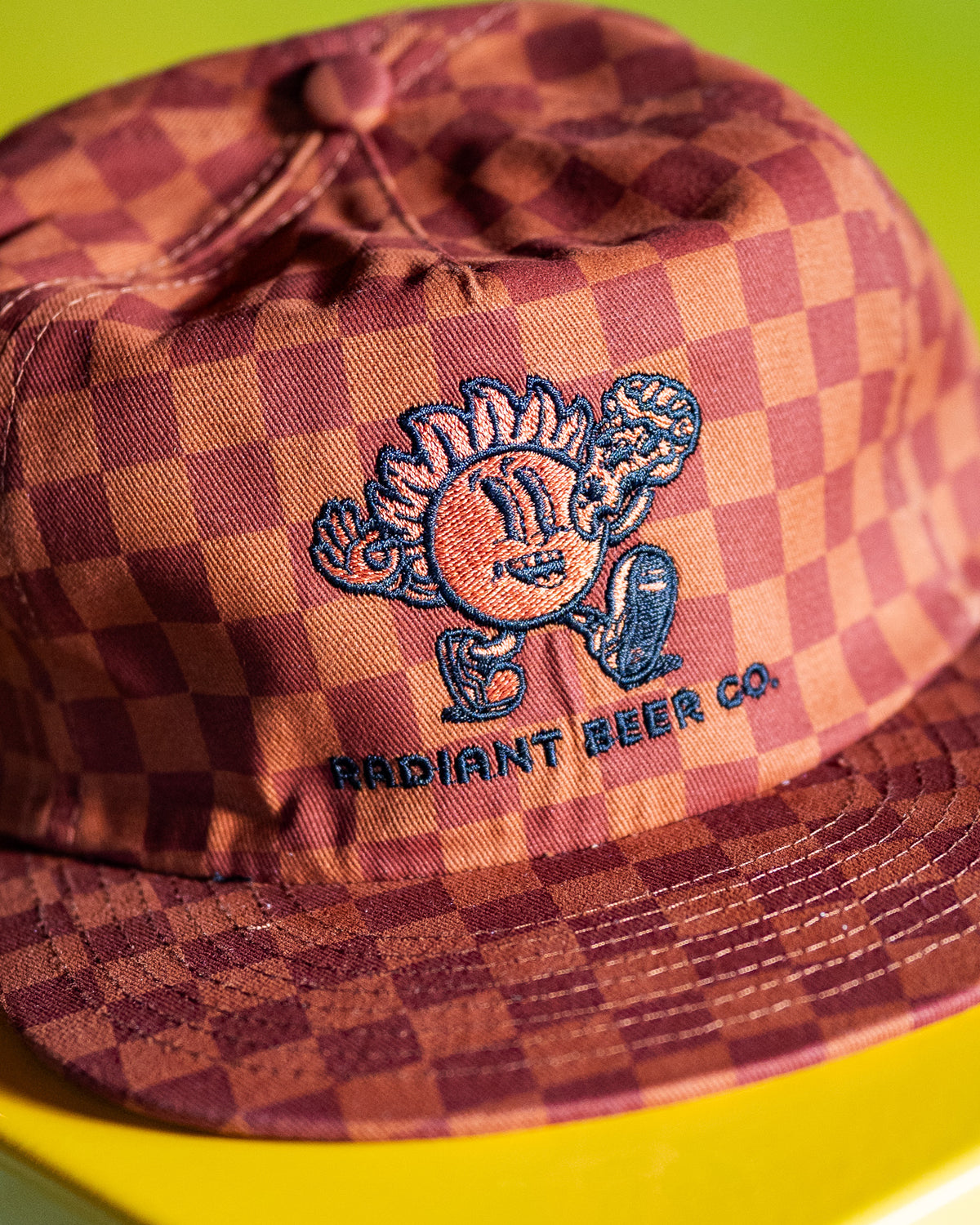 Checkered Sunny Hat