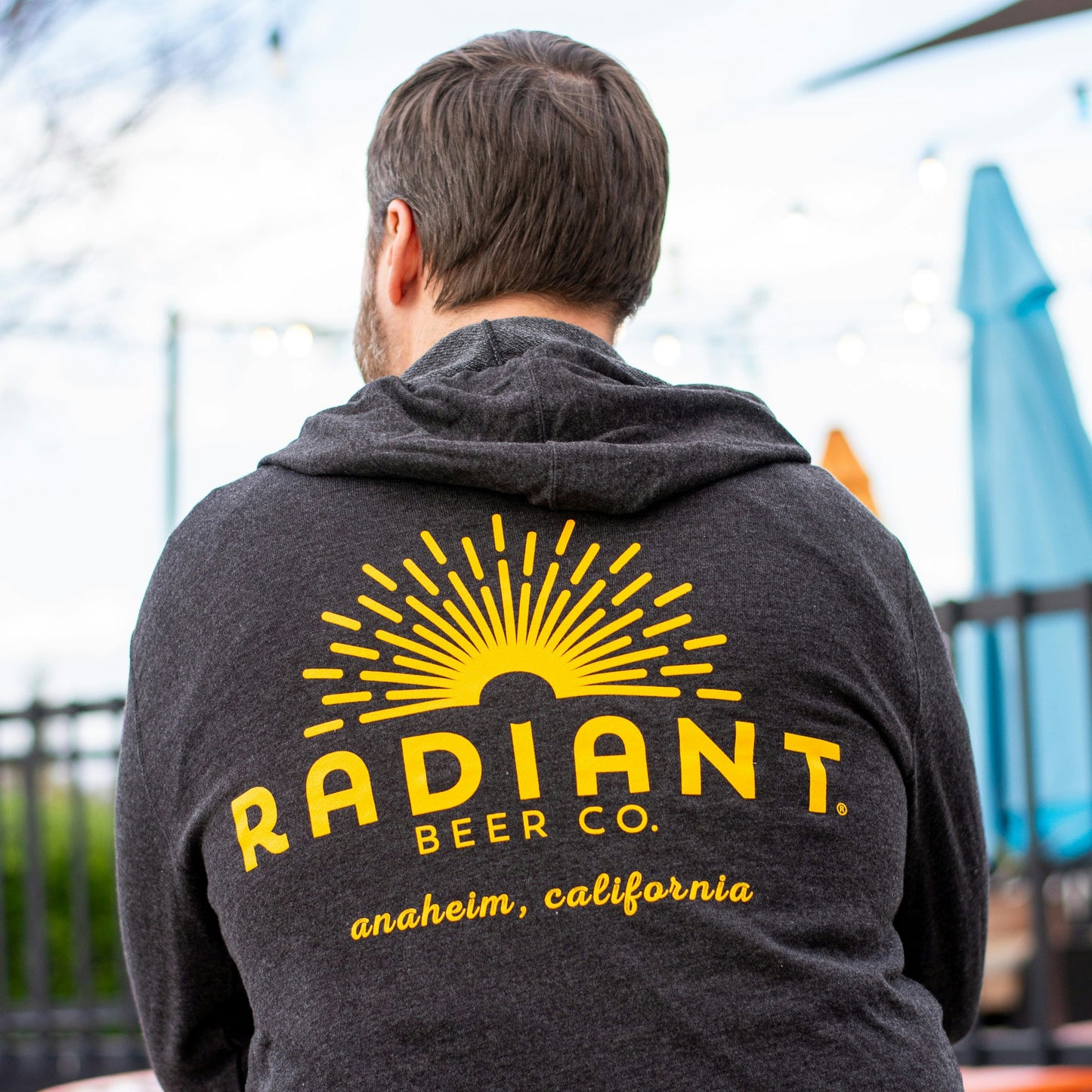 Radiant Logo Gray Hoodie