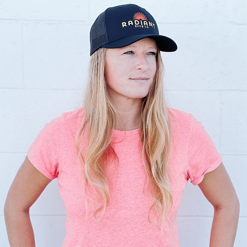 Trucker hat with logo