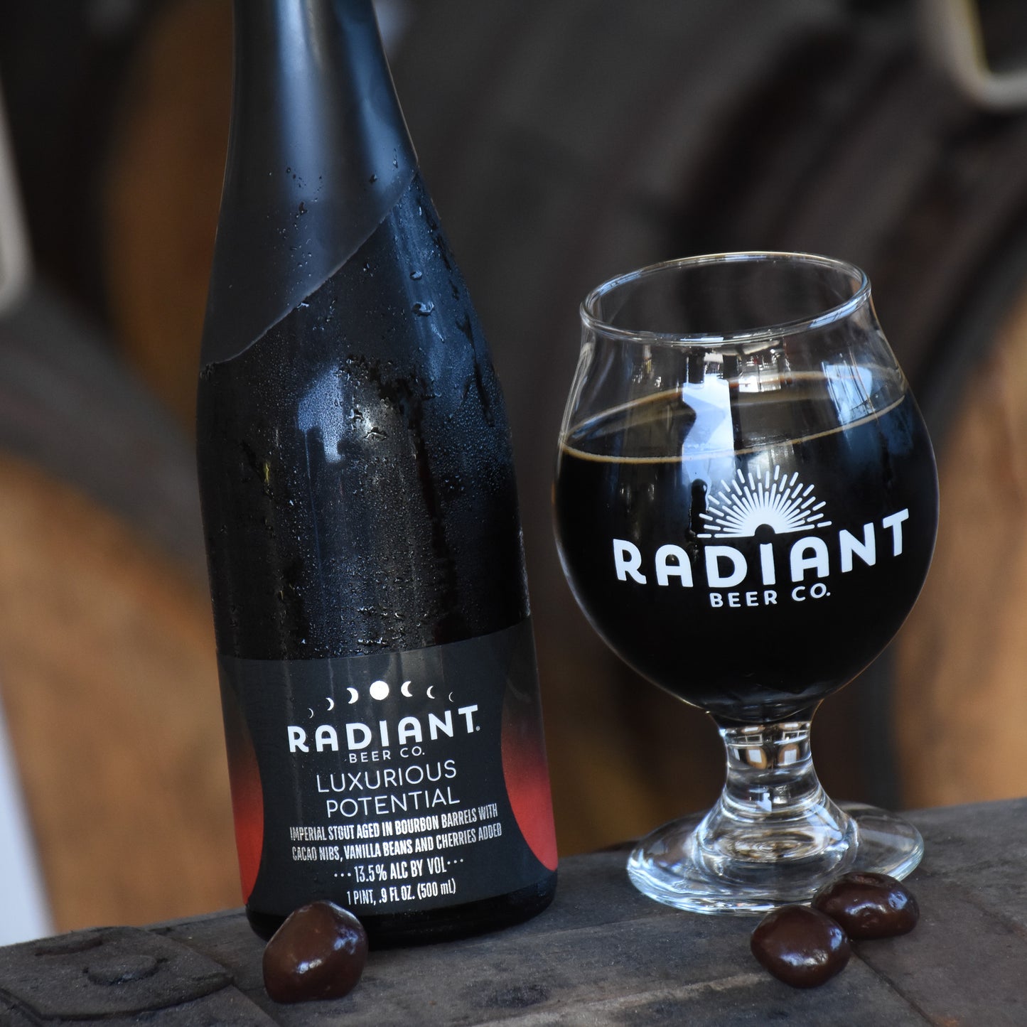 Luxurious Potential: German Black Forest Cake-Inspired Stout Aged in Bourbon Barrels (13.5%) [2023]