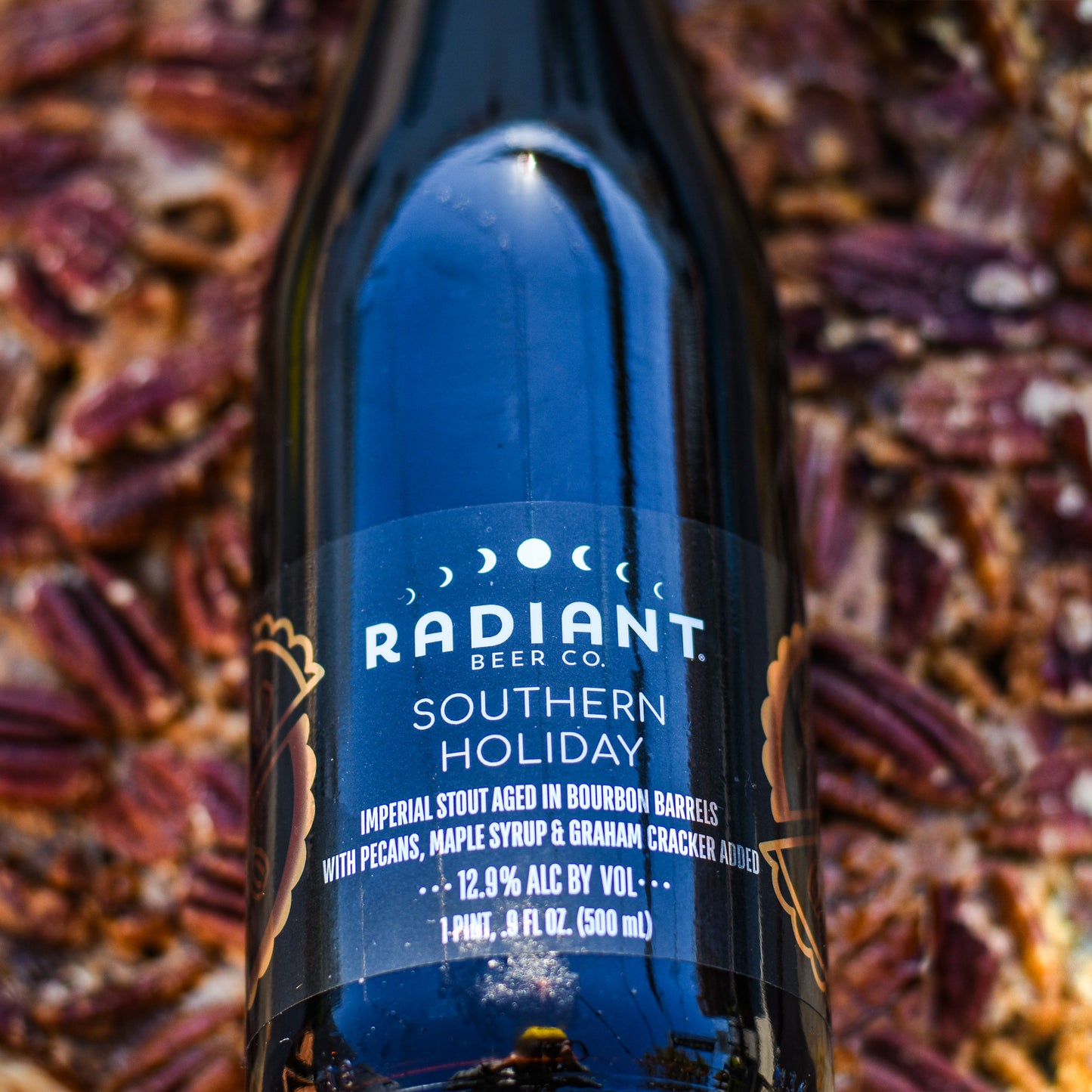 Southern Holiday: Imperial Stout Aged in Bourbon Barrels w/ Pecans, Maple Syrup & Graham Cracker (12.9%) [2023]