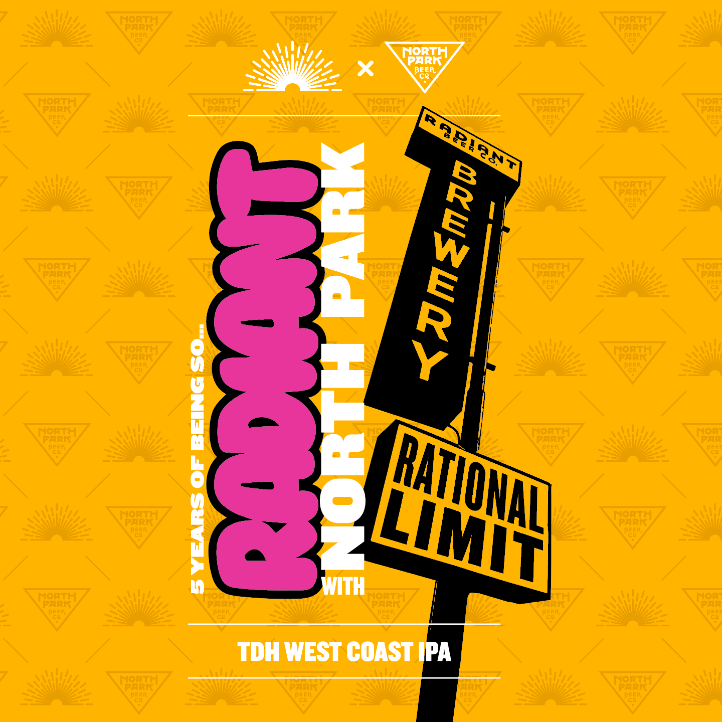 Radiant and North Park Beer Co Collab