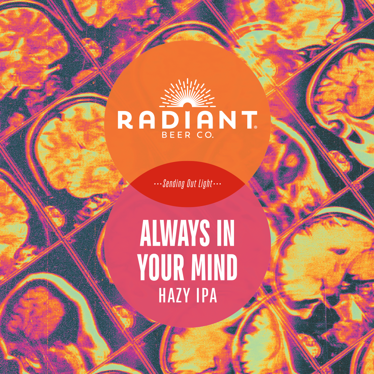 Always in your Mind Hazy IPA Can Art