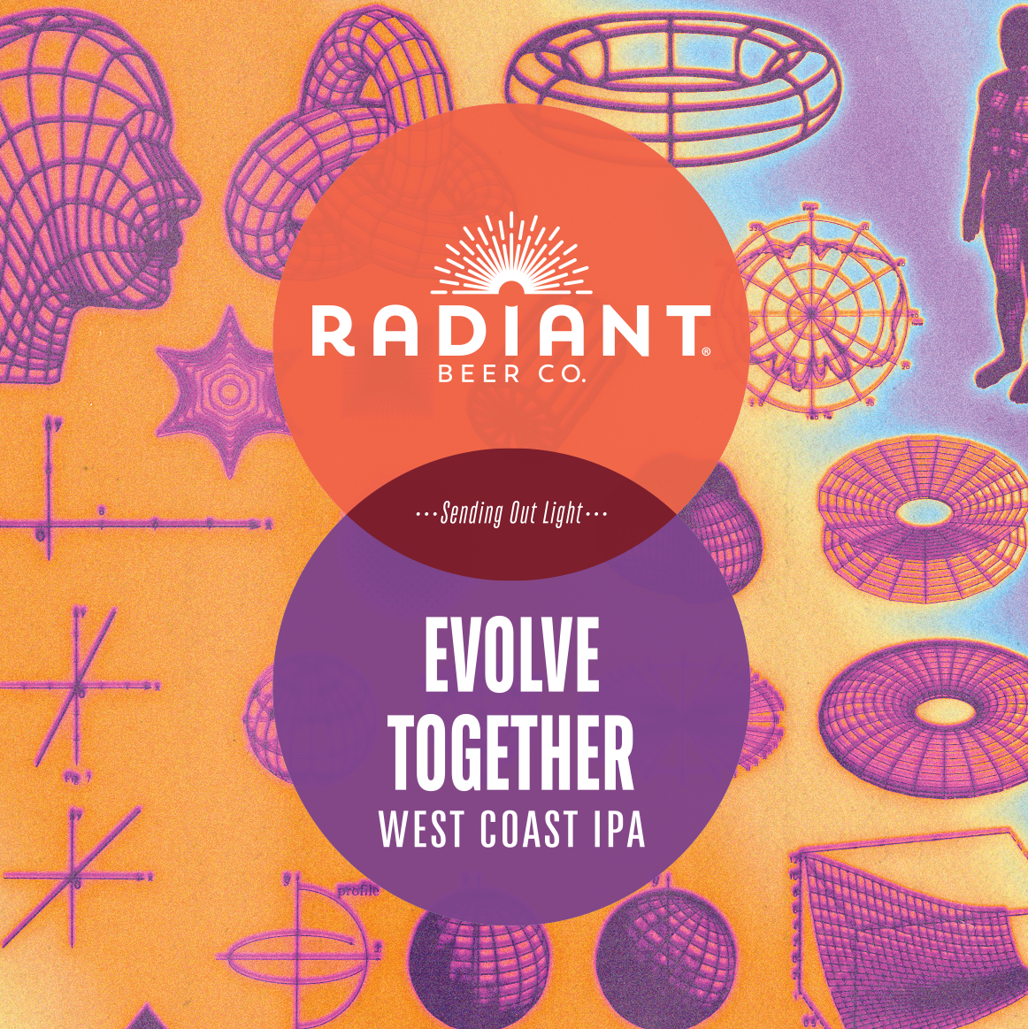 Evolve Together West Coast IPA Can Label