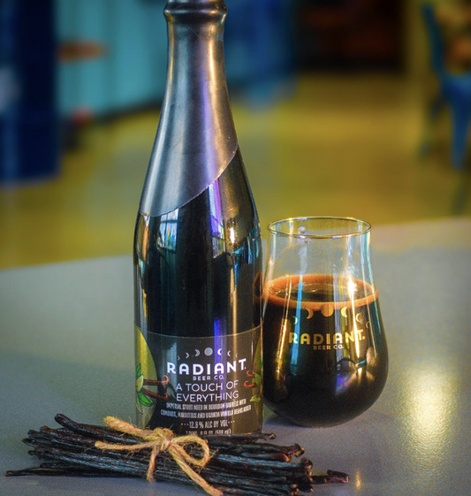 A Touch of Everything: Stout With Multiple Vanillas Aged in Bourbon Barrels (12.6%) [2024]