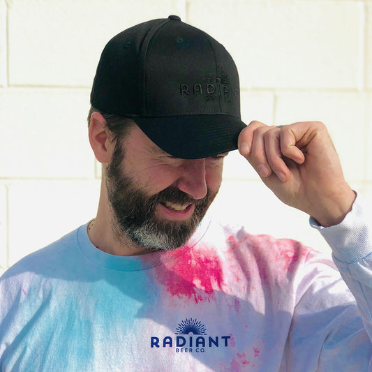 Black on Black logo hat